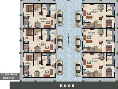 Project Image of 1280.0 - 1330.0 Sq.ft 3 BHK Villa for buy in Steps Stone Mayura