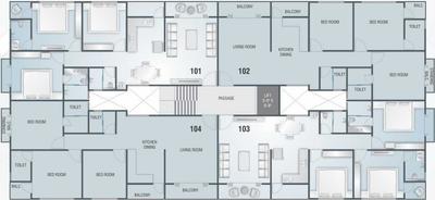 Project Image of 0.0 - 950.0 Sq.ft 3 BHK Apartment for buy in Shringar Residency Shringar Residency