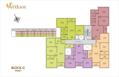 Project Image of 834.0 - 1230.0 Sq.ft 2 BHK Apartment for buy in Bhagat Verdant Phase 1