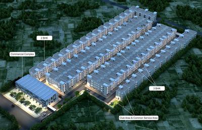 Project Image of 1190.0 - 1580.0 Sq.ft 3 BHK Apartment for buy in Metro Town Phase 1