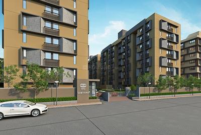 Project Image of 565.65 - 626.57 Sq.ft 2 BHK Apartment for buy in Bakeri Samyaka