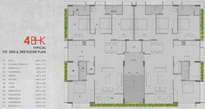 Project Image of 1312.0 - 2413.0 Sq.ft 4 BHK Apartment for buy in Studioestates Vrundavan Annexe