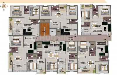 Project Image of 560.0 - 1200.0 Sq.ft 1 BHK Apartment for buy in Accent Sri Nilaya Residency II