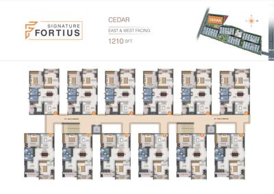 Project Image of 0.0 - 1210.0 Sq.ft 2 BHK Apartment for buy in Signature Fortius