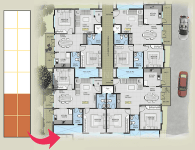 Project Image of 1061.0 - 1960.0 Sq.ft 2 BHK Apartment for buy in My Home The Greens SLR Cassia Court
