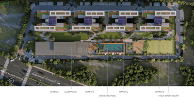 Project Image of 0.0 - 1108.25 Sq.ft 3 BHK Apartment for buy in Kasturi The Balmoral Towers Tower B Phase III