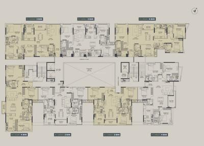 Project Image of 1628.0 - 2579.0 Sq.ft 3 BHK Apartment for buy in Appaswamy The Broadstone