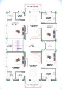 Project Image of 0.0 - 1200.0 Sq.ft 2 BHK Apartment for buy in Vinayak Debaraj Enclave