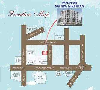 Project Image of 1120.0 - 1620.0 Sq.ft 2 BHK Apartment for buy in Poonam Sathya Nikethan