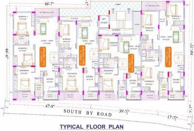 Project Image of 1050.0 - 1510.0 Sq.ft 2 BHK Apartment for buy in Chowdeshwari Residency