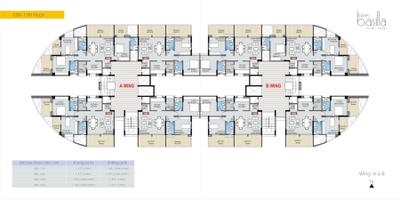 Project Image of 1247.0 - 1760.0 Sq.ft 2 BHK Apartment for buy in Eisha Basilla