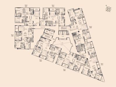 Project Image of 1886.0 - 2608.0 Sq.ft 3 BHK Apartment for buy in Appaswamy Parkhouse Mews