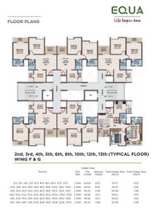 Project Image of 549.0 - 1067.0 Sq.ft 2 BHK Apartment for buy in Kolte Patil Equa Wing F And G