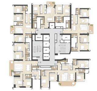 Project Image of 1169.39 - 1672.82 Sq.ft 3 BHK Apartment for buy in Mahindra BeaconHill