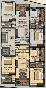 Project Image of 1036.0 - 1051.0 Sq.ft 2 BHK Apartment for buy in BN Sivabootham