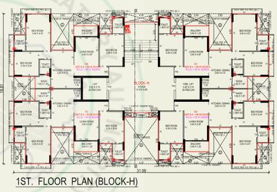 Project Image of 0.0 - 841.0 Sq.ft 3 BHK Apartment for buy in The Planet By Venus