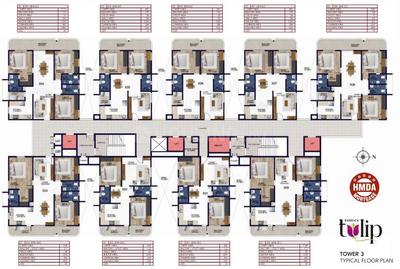 Project Image of 1250.0 - 2000.0 Sq.ft 2 BHK Apartment for buy in Rubrick Tulip