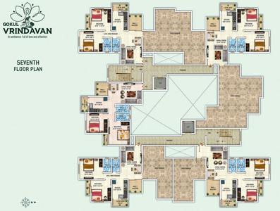 Project Image of 760.0 - 780.0 Sq.ft 2 BHK Apartment for buy in Gokul Vrindavan Wing Shrirang