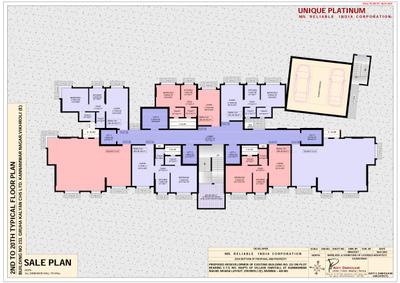Project Image of 340.0 - 777.0 Sq.ft 1 BHK Apartment for buy in Reliable Unique Platinum
