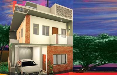 Project Image of 1700.0 - 1820.0 Sq.ft 3 BHK Villa for buy in Bharathi Brick Inspire Twin Villa