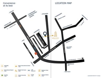 Project Image of 482.0 - 934.72 Sq.ft 2 BHK Apartment for buy in Galaxy Towers