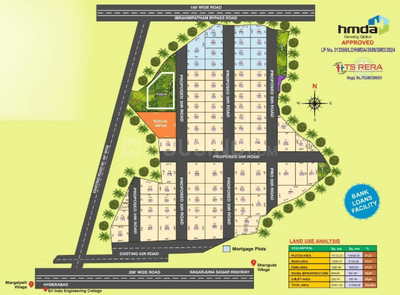 Project Image of 150 Sq.ft Residential Plot / Land for sale in Adibatla for Rs. 5250000