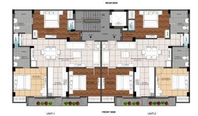 Project Image of 0.0 - 1170.0 Sq.ft 3 BHK Builder Floor for buy in Tez Ekta Apartment