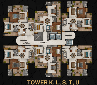 Project Image of 695.56 - 1063.69 Sq.ft 3 BHK Apartment for buy in The Rivulet Phase 1