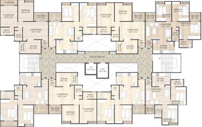 Project Image of 653.0 - 663.0 Sq.ft 2 BHK Apartment for buy in Mangalam Life Park