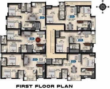 Project Image of 590.0 - 900.0 Sq.ft 1 BHK Apartment for buy in DAC Smile