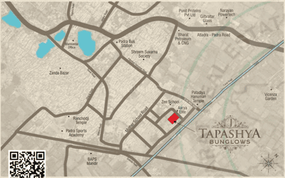 Prabhutaa Tapashya Bunglows Plot Location Plan 1