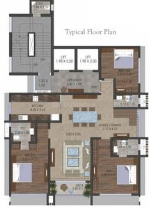 Project Image of 1132.0 - 2612.0 Sq.ft 3 BHK Apartment for buy in Sugee Trimurti