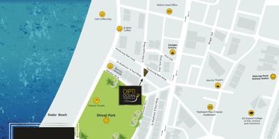 Project Image of 950.0 - 1250.0 Sq.ft 2 BHK Apartment for buy in Dipti Ocean Terraces