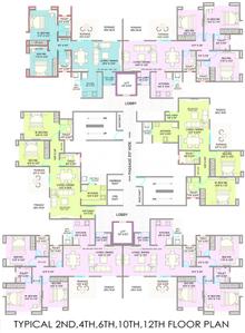 Project Image of 886.0 - 1165.0 Sq.ft 2 BHK Apartment for buy in Ekta Florida