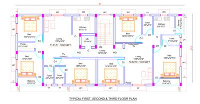 RK Sai Ashwanthika Sai Ashwanthika Cluster Plan from 1st to 3rd Floor 1