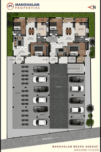 Project Image of 1085.0 - 1308.0 Sq.ft 2 BHK Apartment for buy in Manghalam Meera Avenue