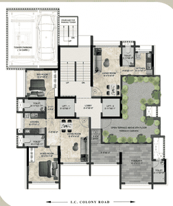 Project Image of 246.71 - 550.79 Sq.ft 1 RK Apartment for buy in Glory Apartments