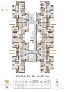 Project Image of 861.0 - 1850.0 Sq.ft 2 BHK Apartment for buy in One Park Place PH I