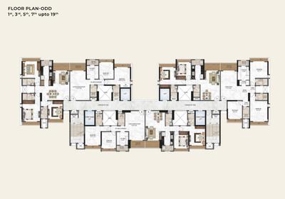 Project Image of 840.0 - 1190.0 Sq.ft 2 BHK Apartment for buy in Shreeji Landmark One