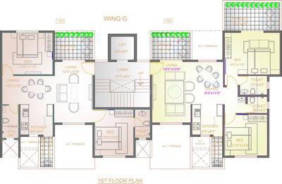 Project Image of 718.0 - 887.0 Sq.ft 2 BHK Apartment for buy in Raviraj Aureate Phase 2