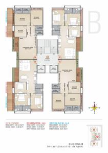 Project Image of 937.54 - 959.06 Sq.ft 3 BHK Apartment for buy in Shanti Priyam