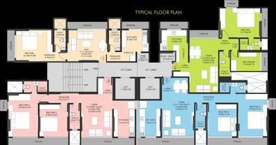 Project Image of 445.0 - 760.0 Sq.ft 1 BHK Apartment for buy in Morphosis Adagio