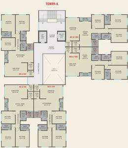 Project Image of 730.0 - 1125.0 Sq.ft 2 BHK Apartment for buy in Darshanam Twin Tower