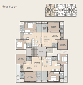 Project Image of 585.0 - 637.0 Sq.ft 2 BHK Apartment for buy in Pramukh Nilkanth Sky