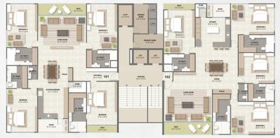Project Image of 2890.65 - 4331.4 Sq.ft 4 BHK Apartment for buy in Avadh Miliana