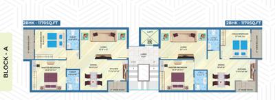 Project Image of 1080.0 - 1170.0 Sq.ft 2 BHK Apartment for buy in Ameya Shine
