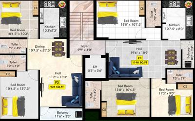 Bharathi Sai Agnes Cluster Plan 1