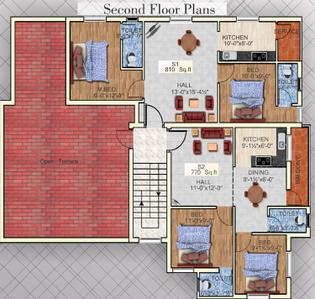 Project Image of 770.0 - 810.0 Sq.ft 2 BHK Apartment for buy in Sankar Hari Sara