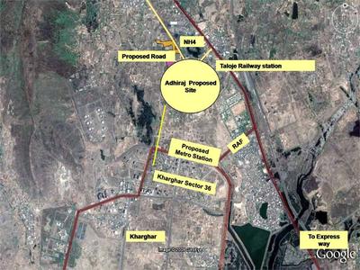 Adhiraj Upscale Location Plan 1