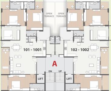 Project Image of 1587.25 - 1760.55 Sq.ft 4 BHK Apartment for buy in Glorious Shivansh Glorious
